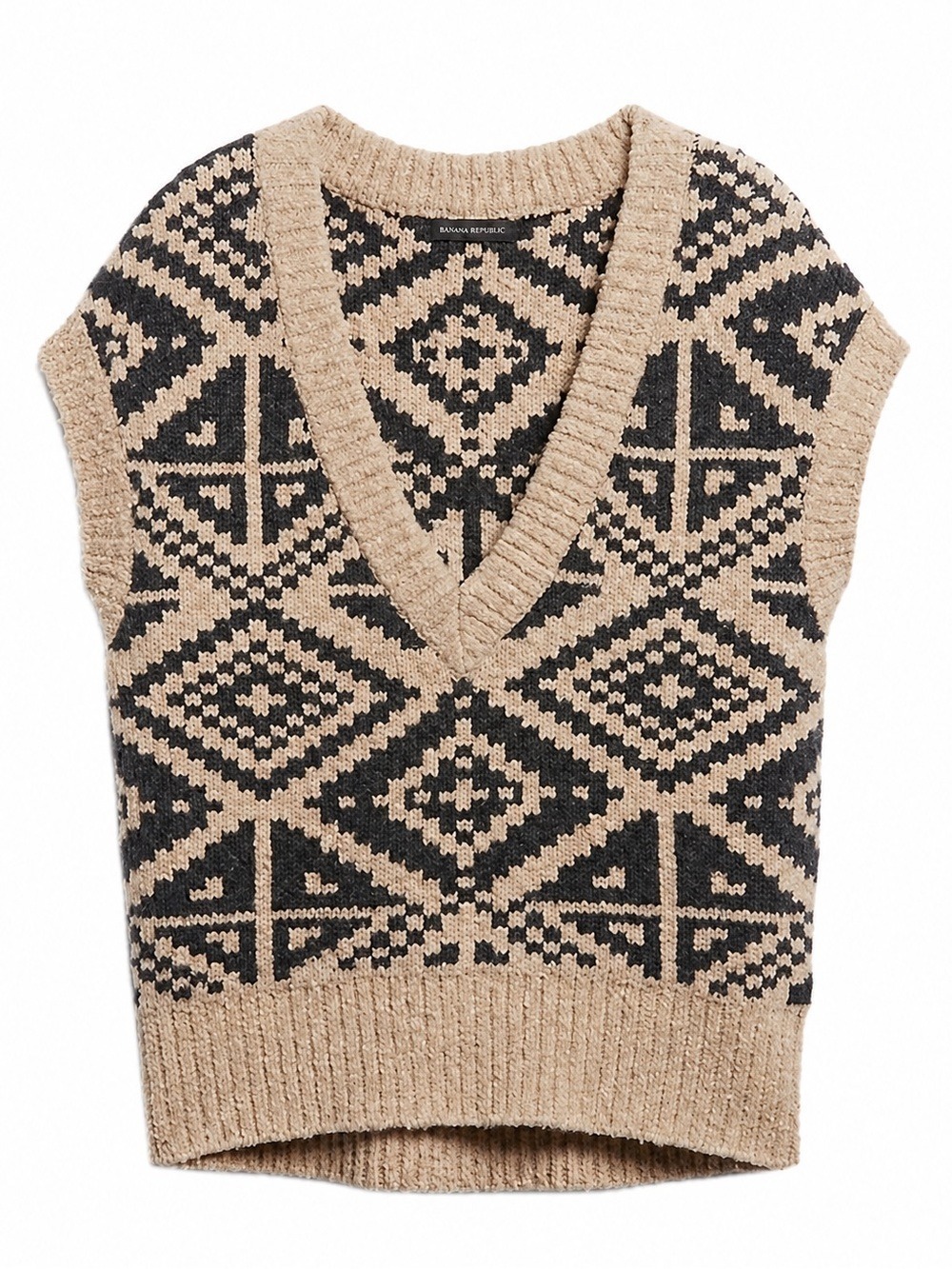 Banana republic Wool Blend HERITAGE OVERSIZED SWEATER VEST Size M/L